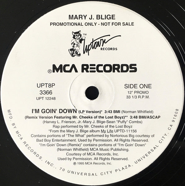 Mary J. Blige - I'm Goin' Down