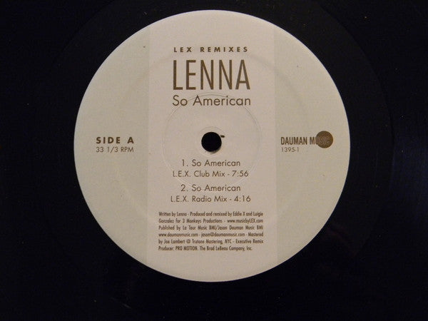 Lenna - So American (L.E.X. Remixes)