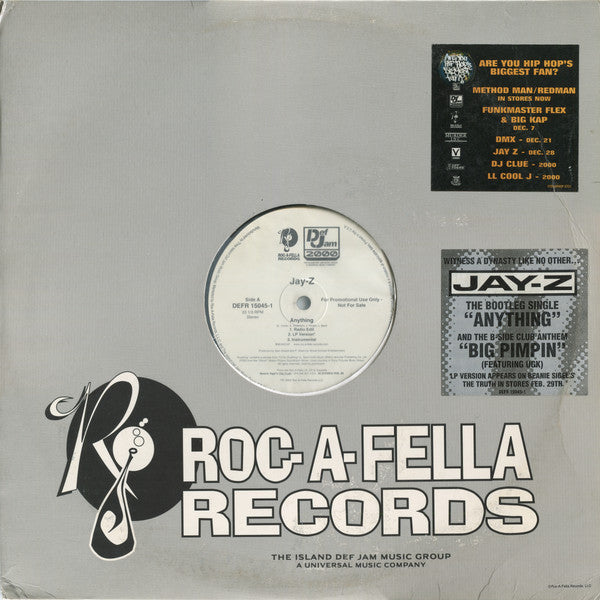 Jay-Z - Anything / Big Pimpin'