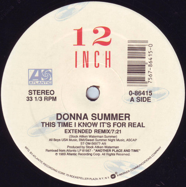 Donna Summer - This Time I Know It's For Real