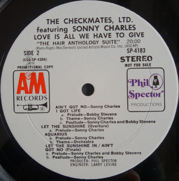 The Checkmates Ltd. - Love Is All We Have To Give