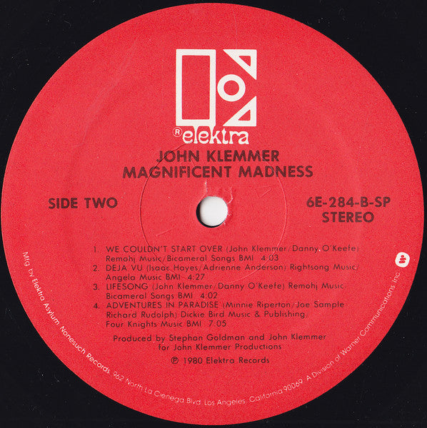 John Klemmer - Magnificent Madness