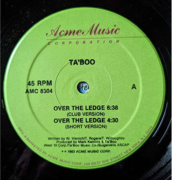 Ta'boo - Over The Ledge