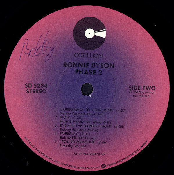 Ronnie Dyson - Phase 2