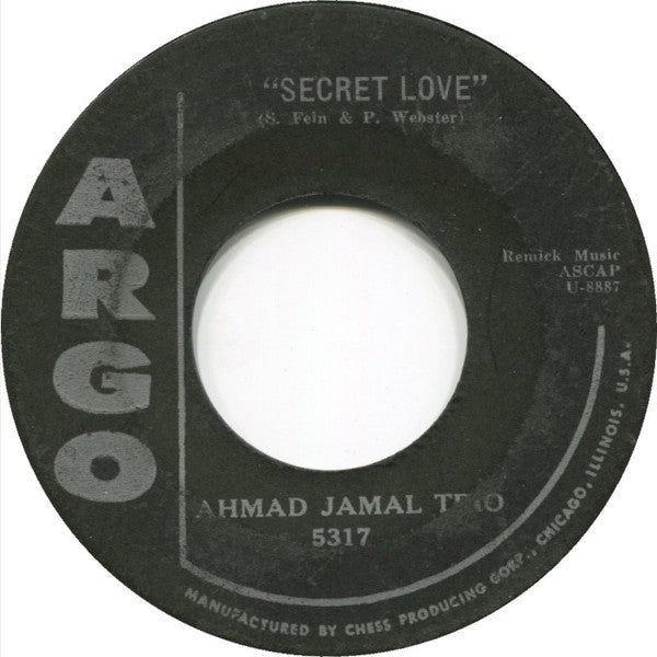 Ahmad Jamal Trio - Secret Love / Taking A Chance On Love
