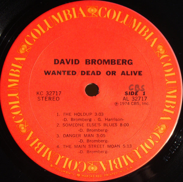 David Bromberg - Wanted Dead Or Alive