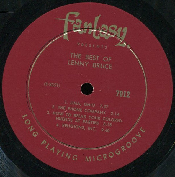 The Best Of Lenny Bruce