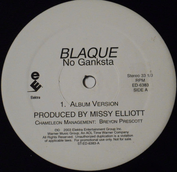 Blaque (2) - No Ganksta