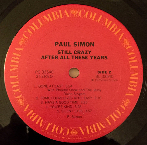 Paul Simon - Still Crazy After All These Years