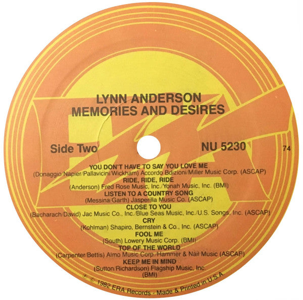 The Best Of Lynn Anderson - Memories And Desires