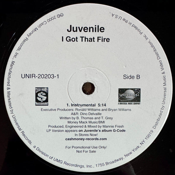 Juvenile (2) - I Got That Fire