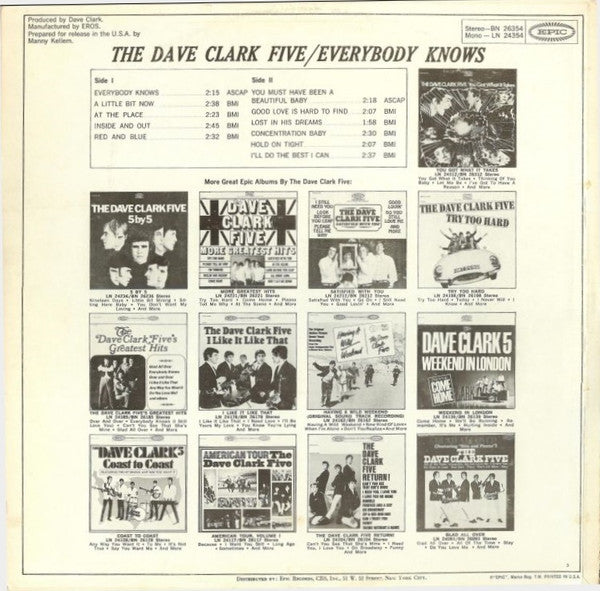 The Dave Clark Five - Everybody Knows