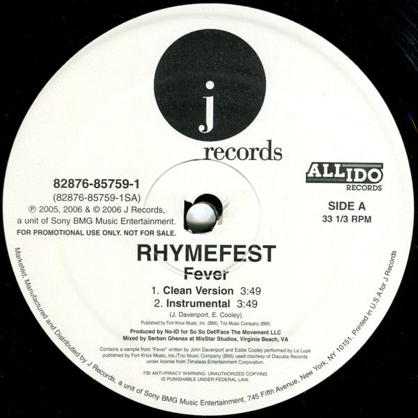 Rhymefest - Fever