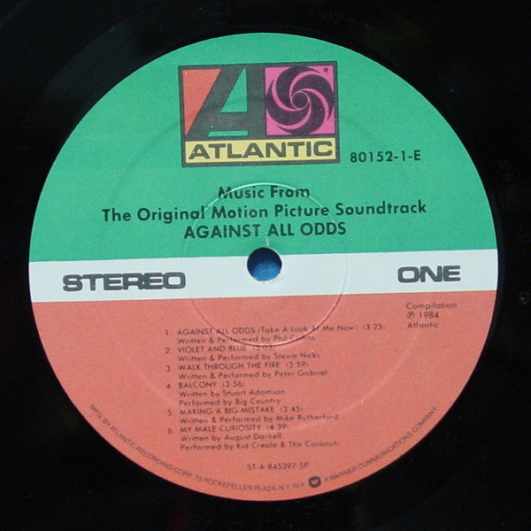 Various - Against All Odds (Music From The Original Motion Picture Soundtrack)