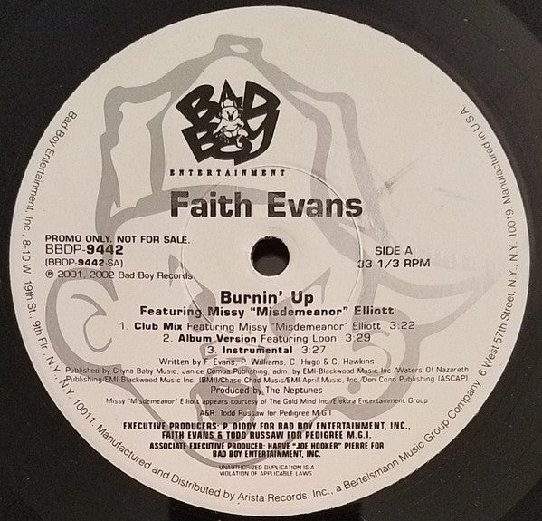 Faith Evans - Burnin' Up / Faithfully
