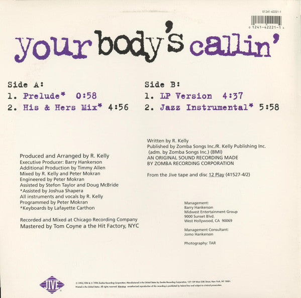 R. Kelly - Your Body's Callin'