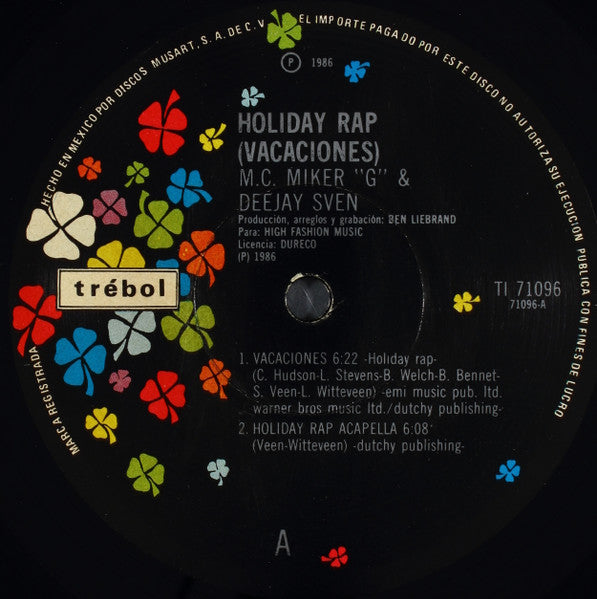 MC Miker G. & DJ Sven - Holiday Rap = Vacaciones