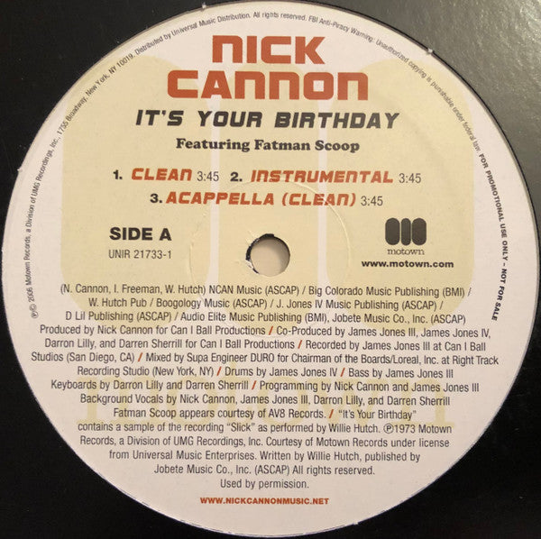 Nick Cannon - It's Your Birthday