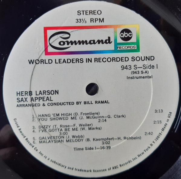 Herb Larson (2) - Sax Appeal