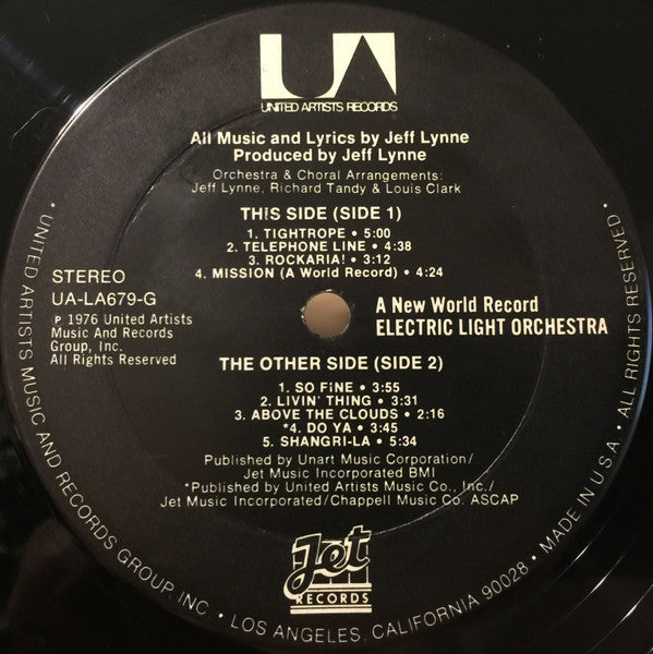 Electric Light Orchestra - A New World Record