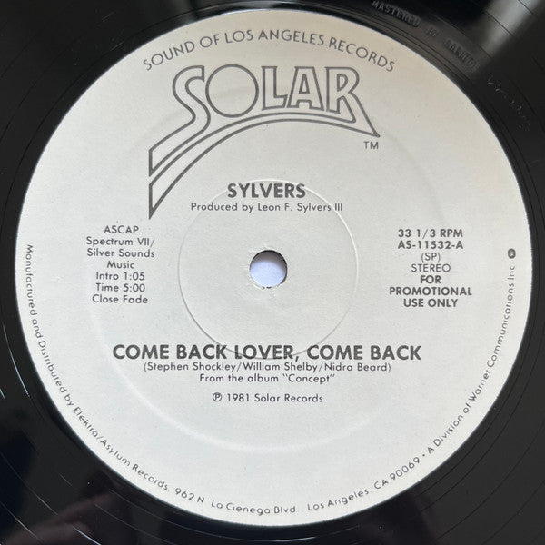 The Sylvers - Come Back Lover, Come Back