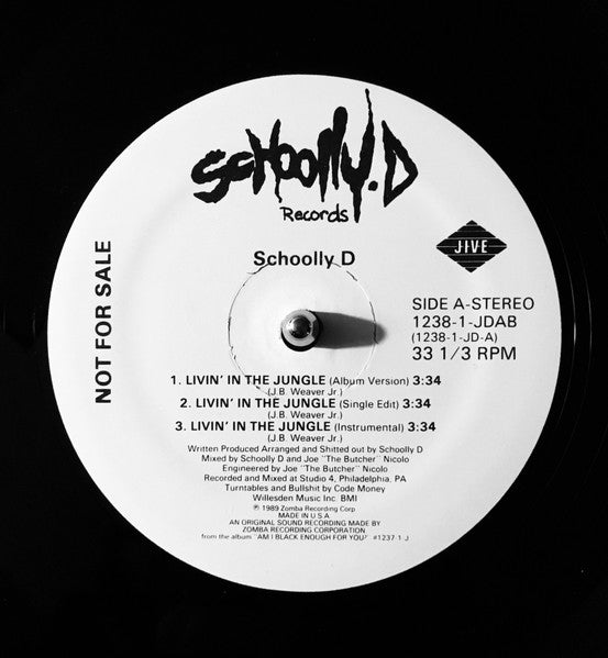 Schoolly D - Livin' In The Jungle / Gucci Again