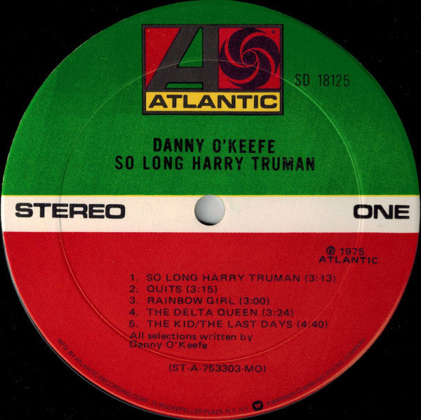 Danny O'Keefe - So Long Harry Truman