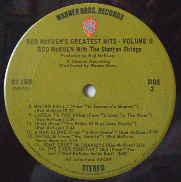Rod McKuen - Rod McKuen's Greatest Hits-2