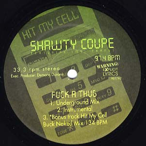 Shawty Coupe - Hit My Cell