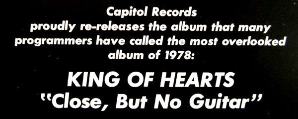 King Of Hearts - Close, But No Guitar