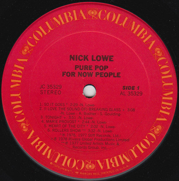 Nick Lowe - Pure Pop For Now People