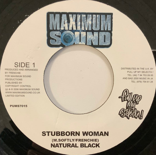 Natural Black - Stubborn Woman