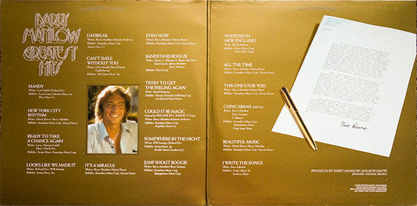 Barry Manilow - Greatest Hits