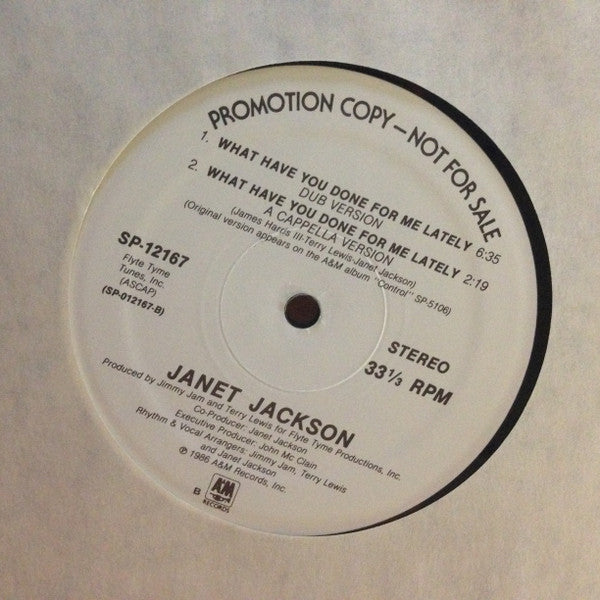 Janet Jackson - What Have You Done For Me Lately