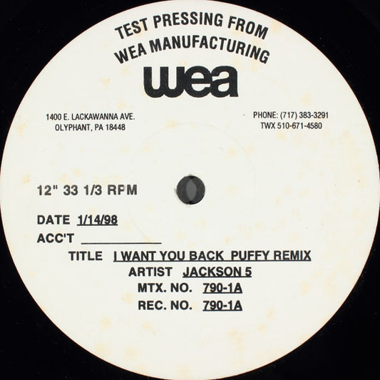 The Jackson 5 - I Want You Back (Puffy Remix)