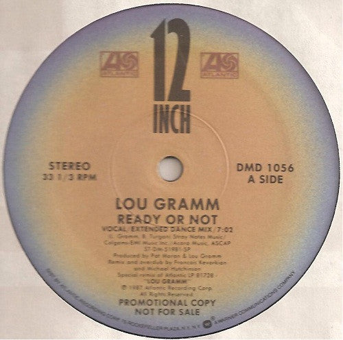 Lou Gramm - Ready Or Not