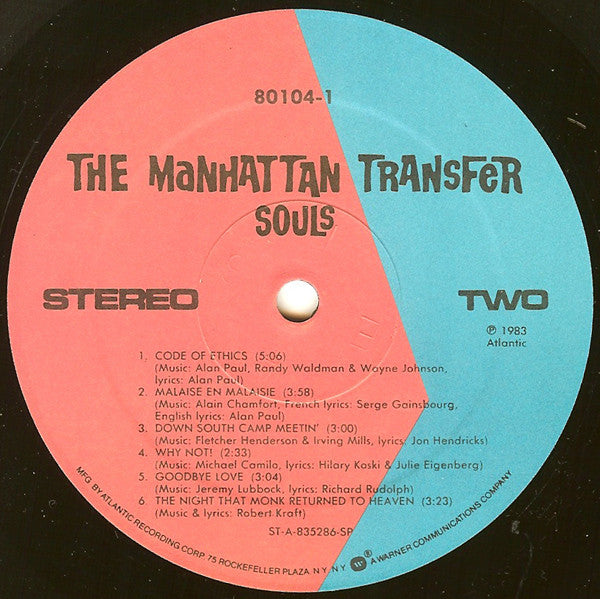 The Manhattan Transfer - Bodies And Souls