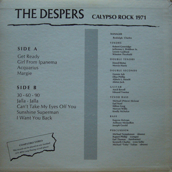 Calypso Rock 1971