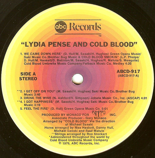 Lydia Pense & Cold Blood