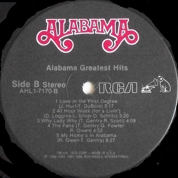 Alabama Greatest Hits