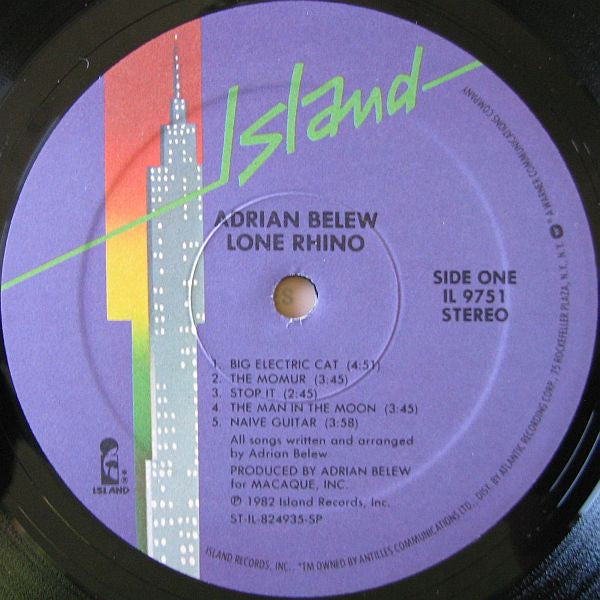 Adrian Belew - Lone Rhino
