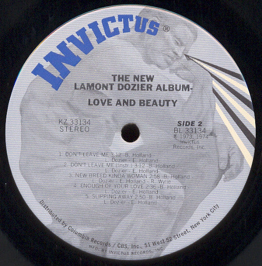 The New Lamont Dozier Album - Love And Beauty