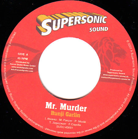 Bunji Garlin - Mr. Murder / Was Isch D'Liebi