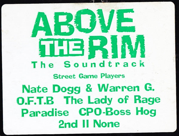 Various - Above The Rim - Music From And Inspired By The Motion Picture