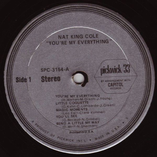 Nat King Cole - You're My Everything