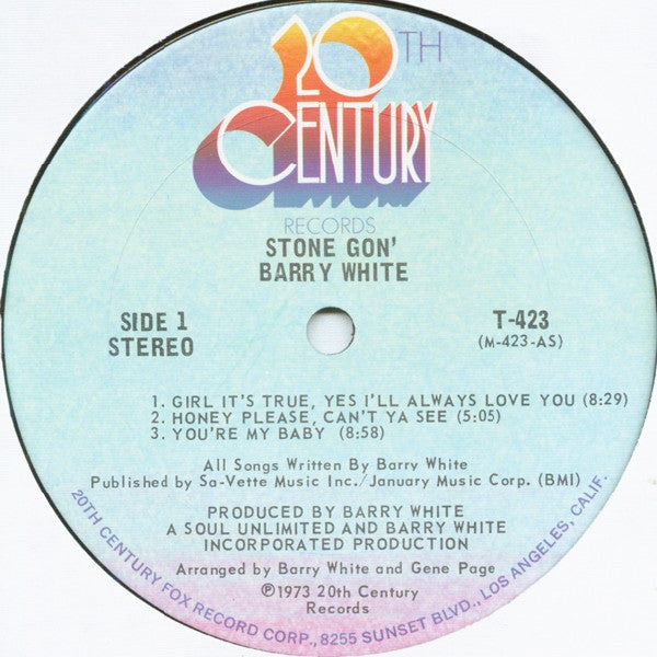 Barry White - Stone Gon'