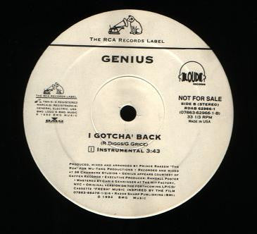 GZA / Genius - I Gotcha' Back (12", 1994)