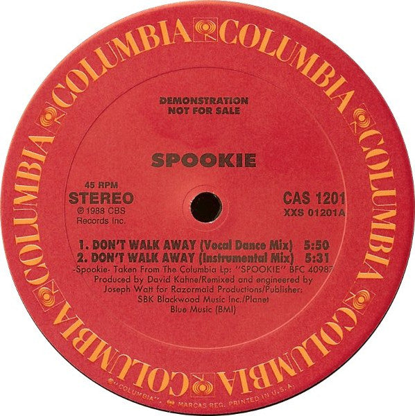 Spookie - Don't Walk Away