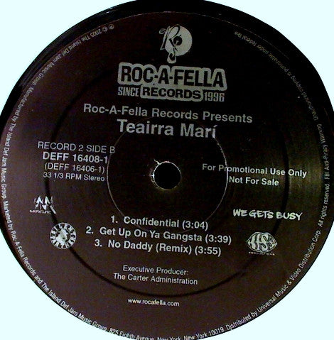 Teairra Mari - Roc-A-Fella Records Presents Teairra Marí