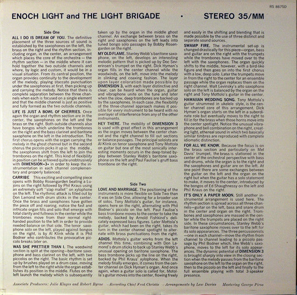 Enoch Light And The Light Brigade - Dimension •3•